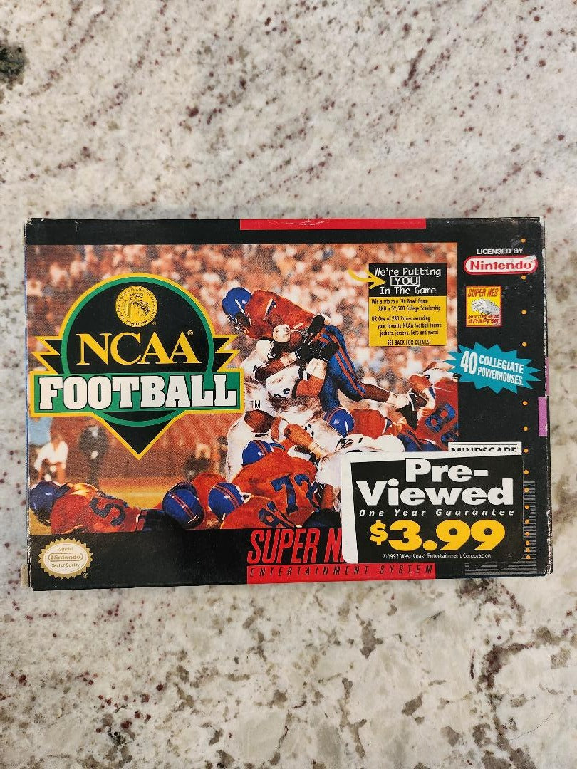 NCAA Football SNES SNES