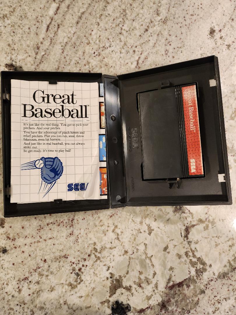Great Baseball Sega Master CIB